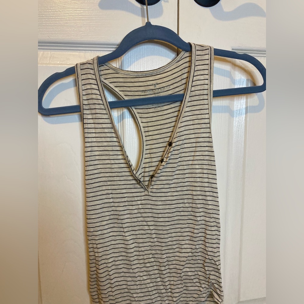 American Eagle stripped body suit